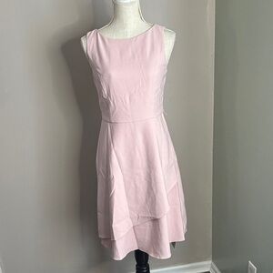MOTF Soft Pink Asymmetrical Dress